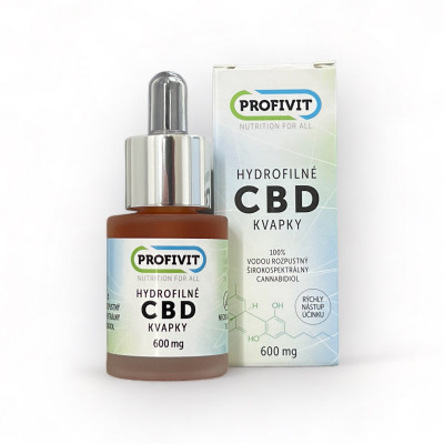 CBD - hydrofilné kvapky